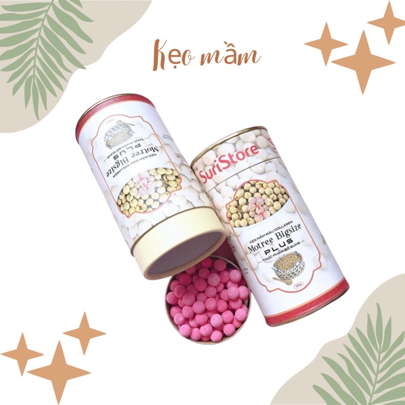 VIÊN KẸO MẦM TĂNG TĂNG VÒNG 1,VIÊN KẸO MẦM COLLAGEN, VIÊN KẸO MẦM COLLAGEN TĂNG VONG1.VIÊN KẸO MẦM ĐẬU NÀNH.