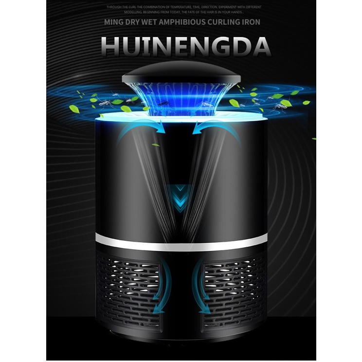 Thiết Bị Bắt Muỗi Thông Minh Hình Trụ, Đèn Led Bắt Muỗi Thu Hút Côn Trùng Chân USB tiện lợi- Hàng loại 1
