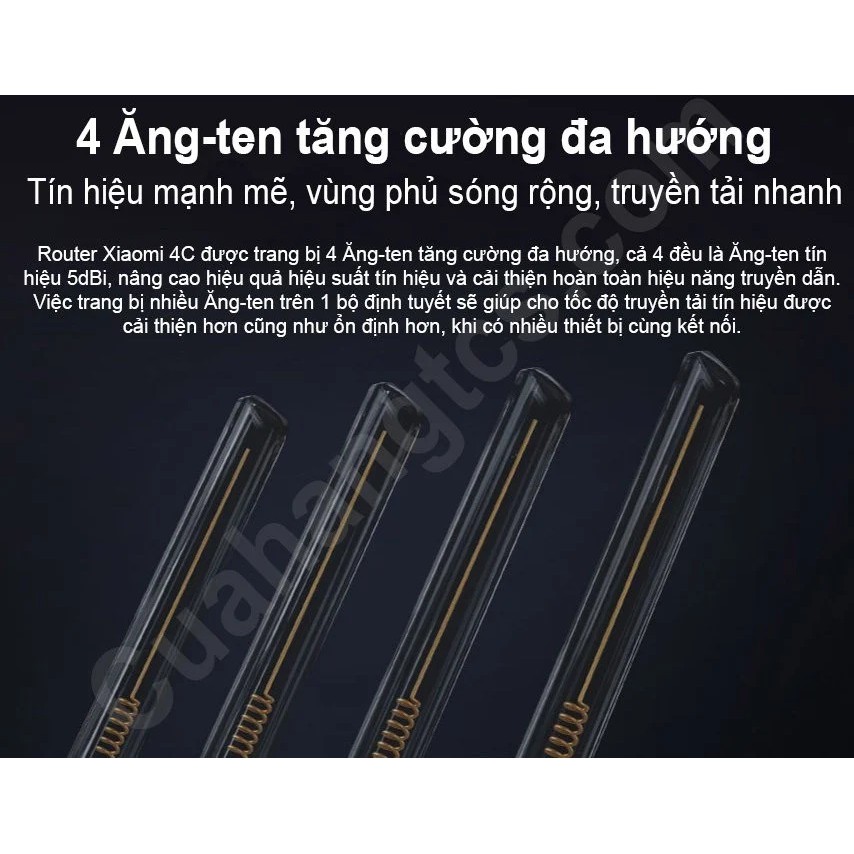 Xiaomi Router 4C Bộ phát wifi 4 Râu Router R4CM | BigBuy360 - bigbuy360.vn