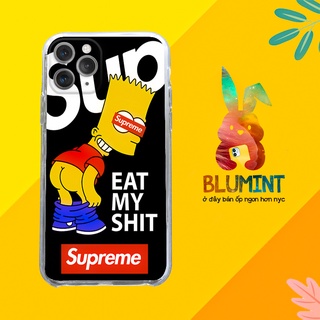 Ốp lưng iphone Bart Simpson Supreme cho Iphone 5 6 7 8 Plus X Xr 11 12 Pro Max JC20200800108-1