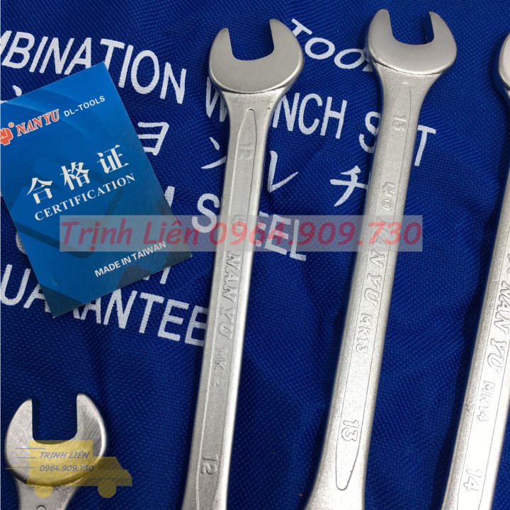 Bộ cờ lê tròng 6mm đến 22mm 13 chi tiết hãng nanyu taiwan đài loan OTOX