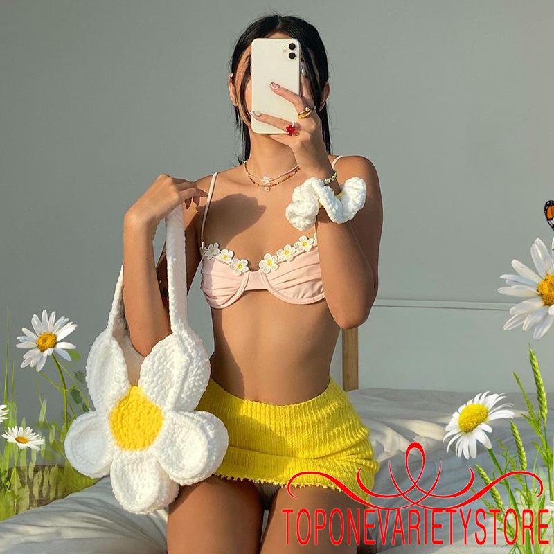 Áo Bơi Nữ Không Dây + Quần Lót Quyến Rũ