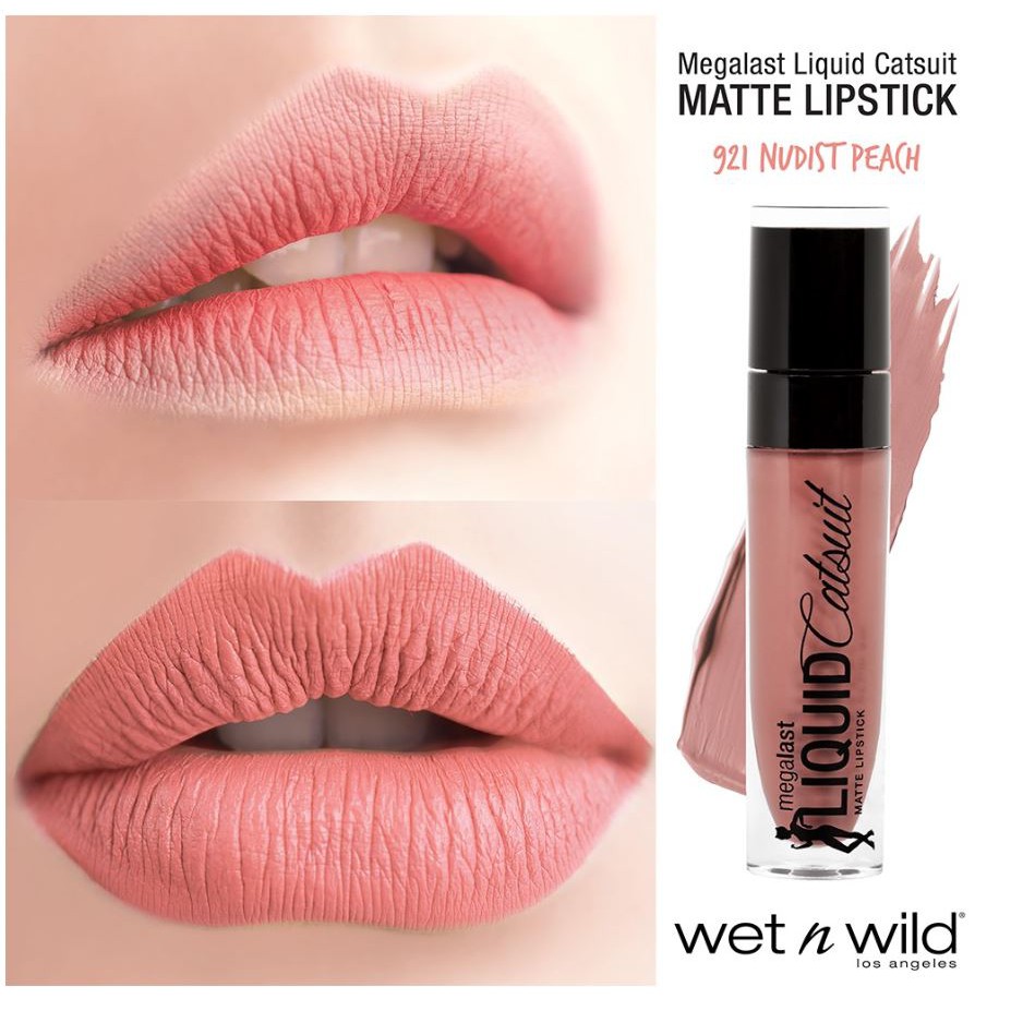 [Bill US] Son Kem Lì Nude Cam Đất  Wet N Wild MegaLast Liquid Catsuit Matte Lipstick