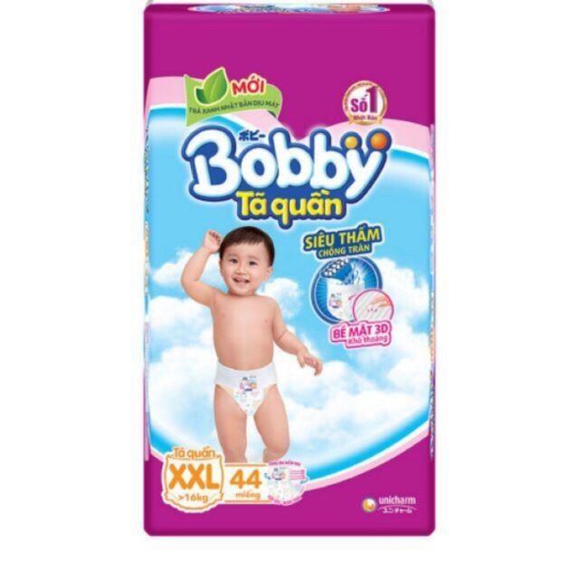 Tã Quần Bobby L68 Miếng , xxl 44 Miếng