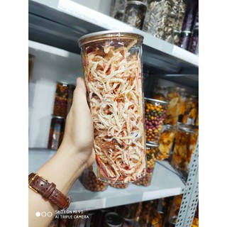 mực hấp nước dừa xé sợi (hũ pet 300gr)