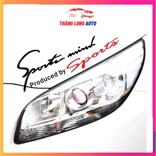Tem dán Sport mind prodeced by Sports trang trí xe hơi ô tô cực đẹp