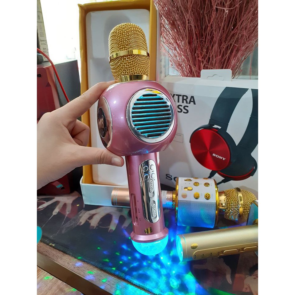 Mic Hát Karaoke bluetooth ⚡️𝐅𝐑𝐄𝐄 𝐒𝐇𝐈𝐏⚡️ Mic M8/ WS-858/ YS-11 - Mic Hát Không Dây - Tự Động Kết Nối