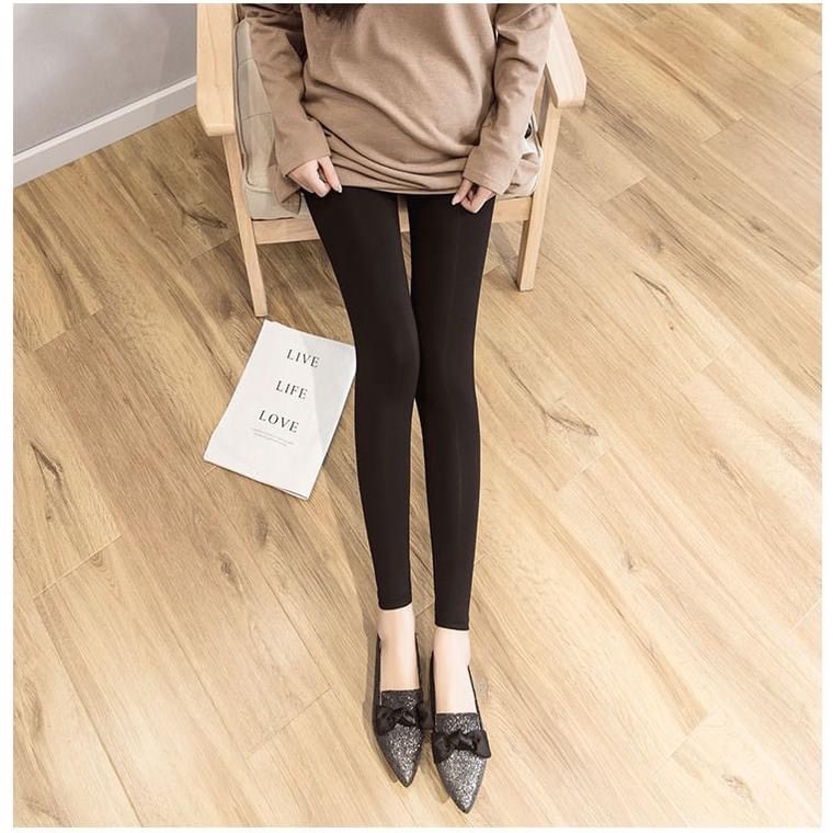 Quần Legging Nâng Mông Dáng Dài Cạp Cao Chống Xoắn, Chất Thun Mịn Đàn Hồi Tốt | BigBuy360 - bigbuy360.vn