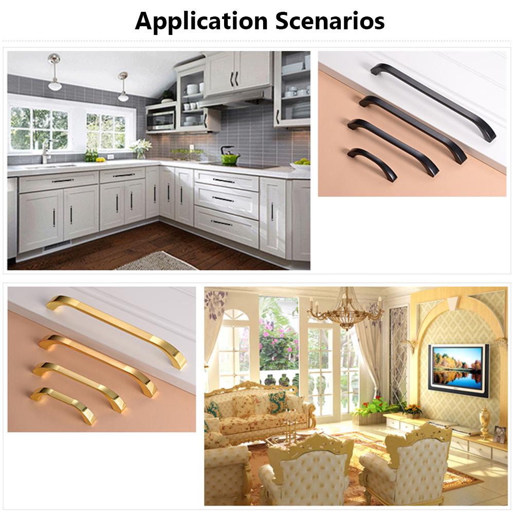 PINEVN Tay Nắm Cửa Tủ Bằng Hợp Kim Kẽm Sang Trọng Trang Trí Nhà Cửa