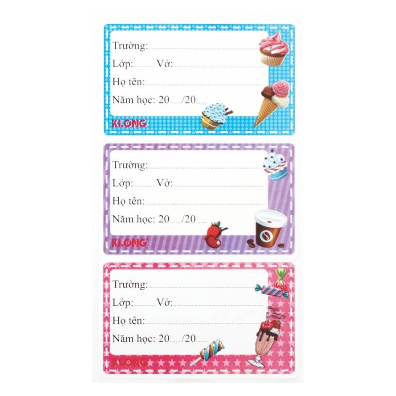 Nhãn vở CII Zoo - Food &amp; Dink; MS: 741