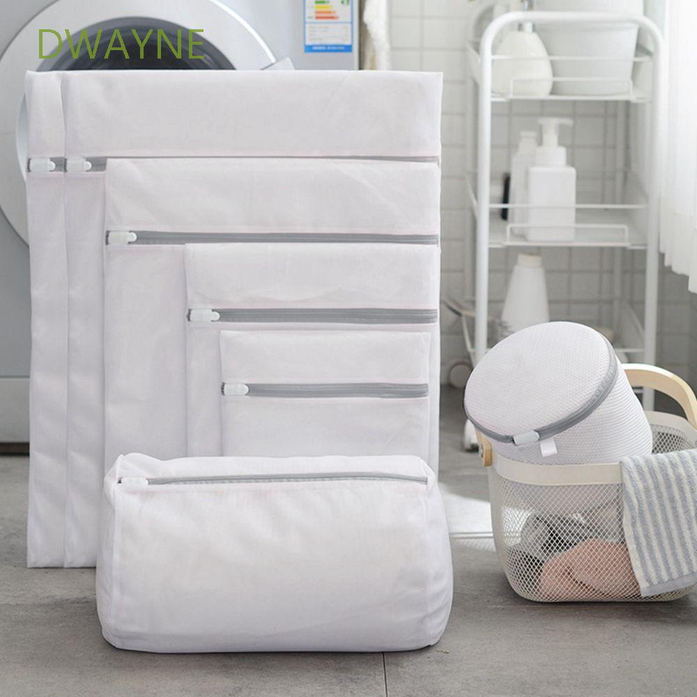 Túi Lưới Giặt Quần Áo Khóa Kéo Chất Liệu Polyester