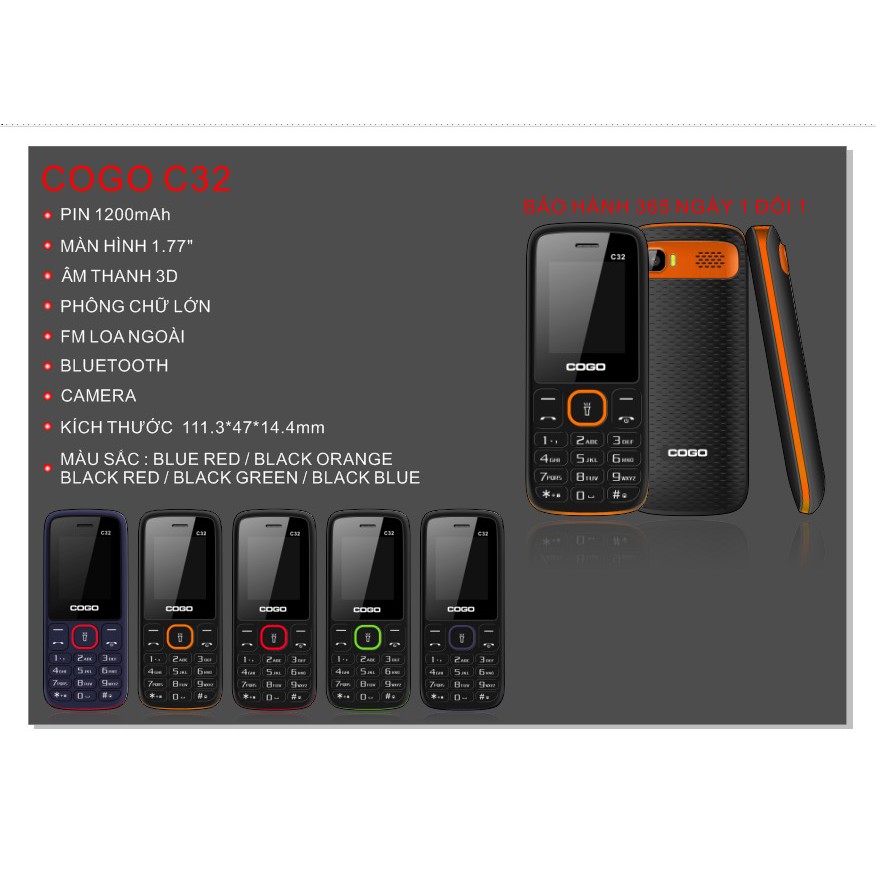 Điện Thoại Cogo C32