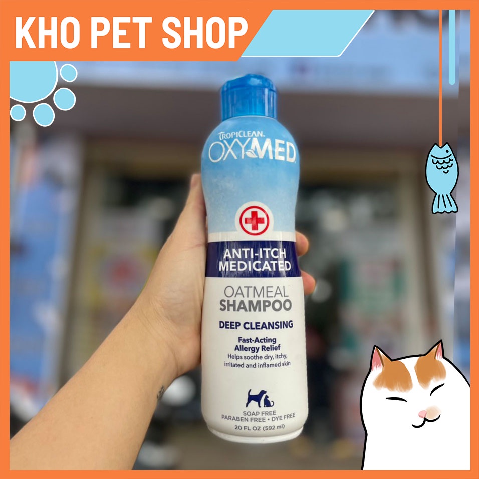 Sữa tắm Oxymed ANTI-ITCH giảm viêm da cho thú cưng