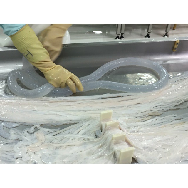 [100m_1 bó] VỎ BỌC XÚC XÍCH, LẠP XƯỞNG ướp muối từ ruột non lợn