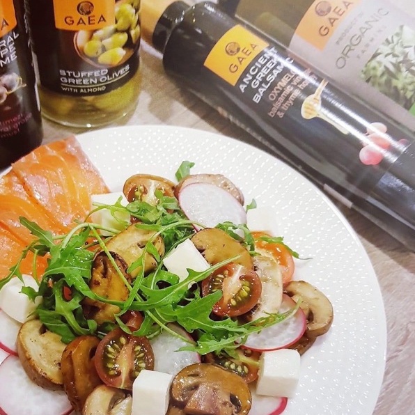 Giấm balsamic oxymelo & mật ong cỏ xạ hương nhãn hiệu Gaea 250ml