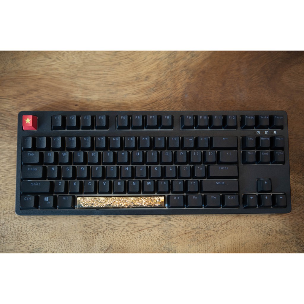 Bàn phím cơ EDRA EK387 RGB Phiên bản 2021 - Huano Switch - Kết nối USB Type-C - Hàng chính hãng
