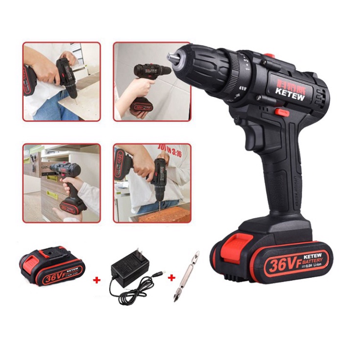 Máy khoan cầm tay bắt vít dùng pin 36V