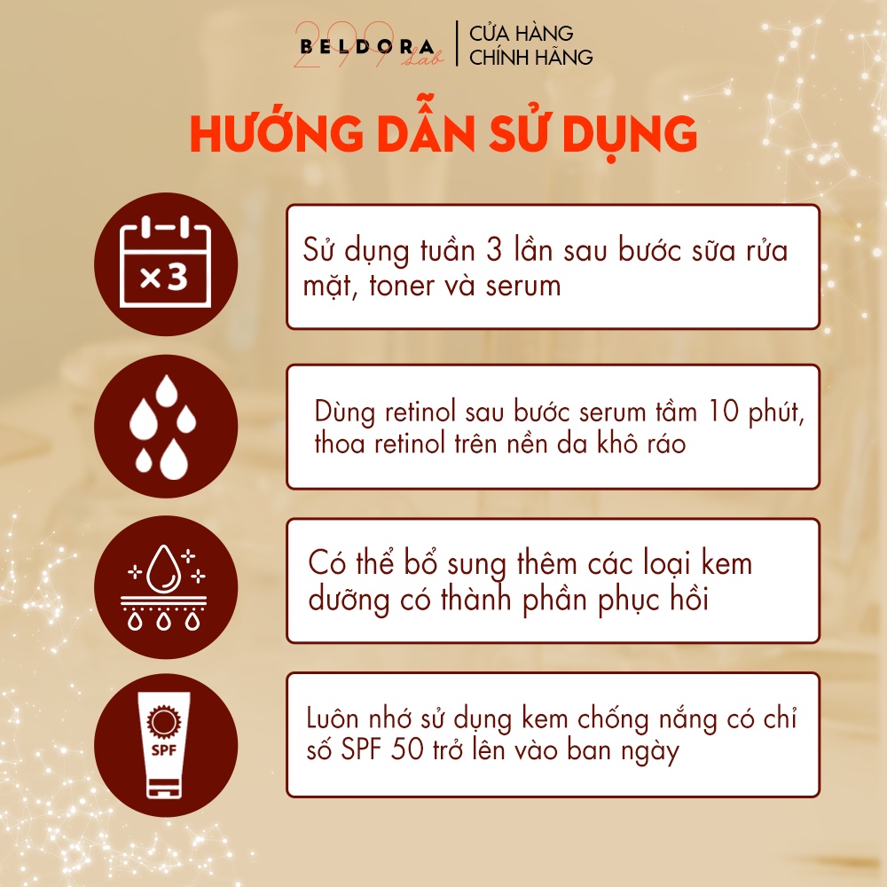 Kem Dưỡng Retinol 0.1 Tái Tạo Tế Bào, Căng Bóng Làn Da