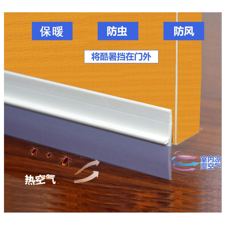 Dải Niêm Phong Dưới Đáy Cửa Ra Vào Chống Côn Trùng Chống Rò Rỉ Thông Dụng