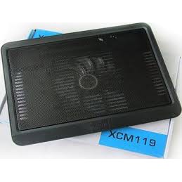 Đế Tản Nhiệt Laptop Cooler N19 1FAN dùng cho laptop 12 đến 15inch - Có ĐÈN LED, Full Box - Hàng xịn