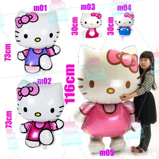 Bóng sinh nhật Hello kitty nhiều size 30/73/116 cm