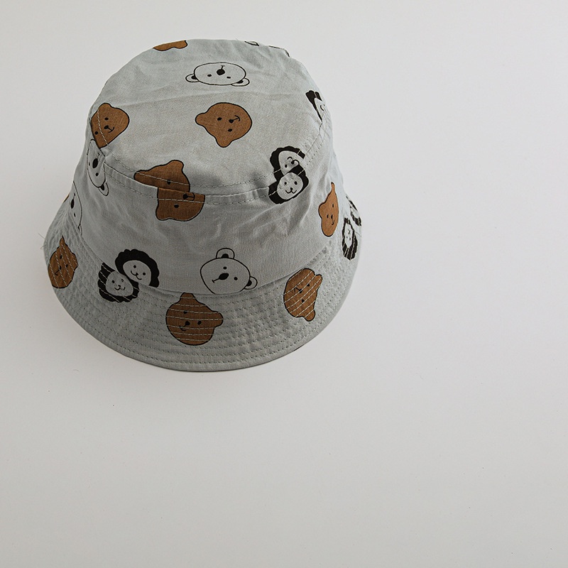 Nón Tai Bèo Chống Nắng In Họa Tiết Động Vật Thời Trang Cho Bé 5-10 Tuổi