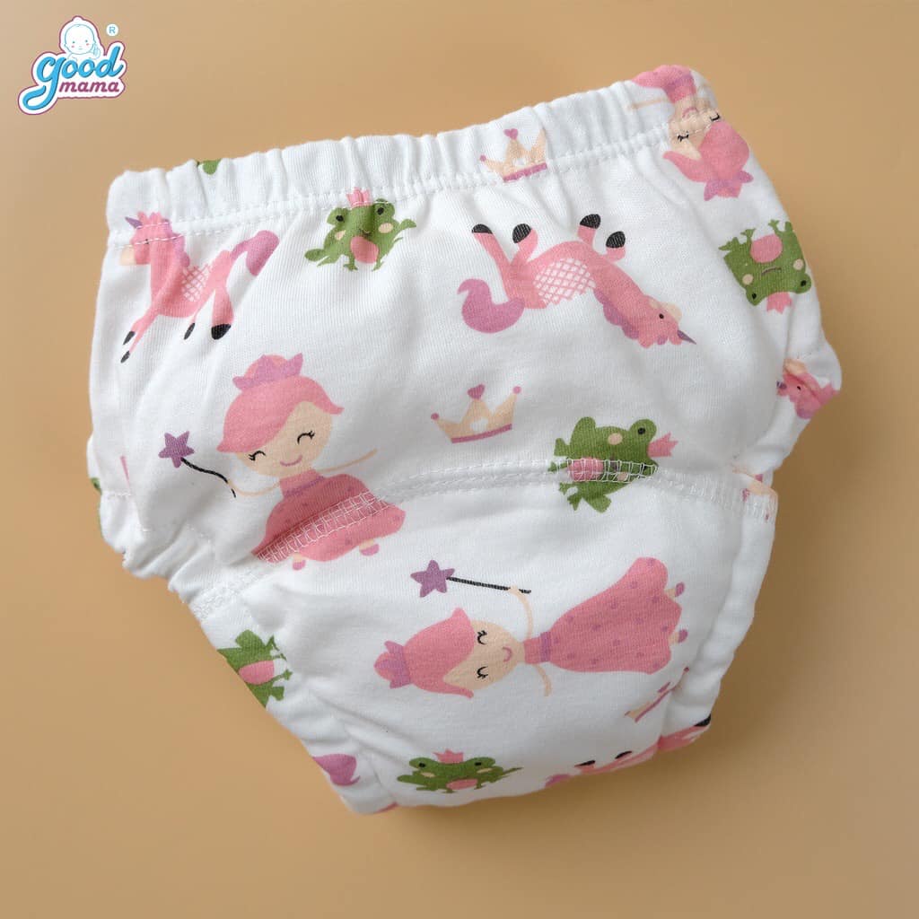 Combo 3 Quần Bỏ Bỉm Vải Cotton Goodmama Cao Cấp Xuất Hàn Cho Bé 4 - 17kg