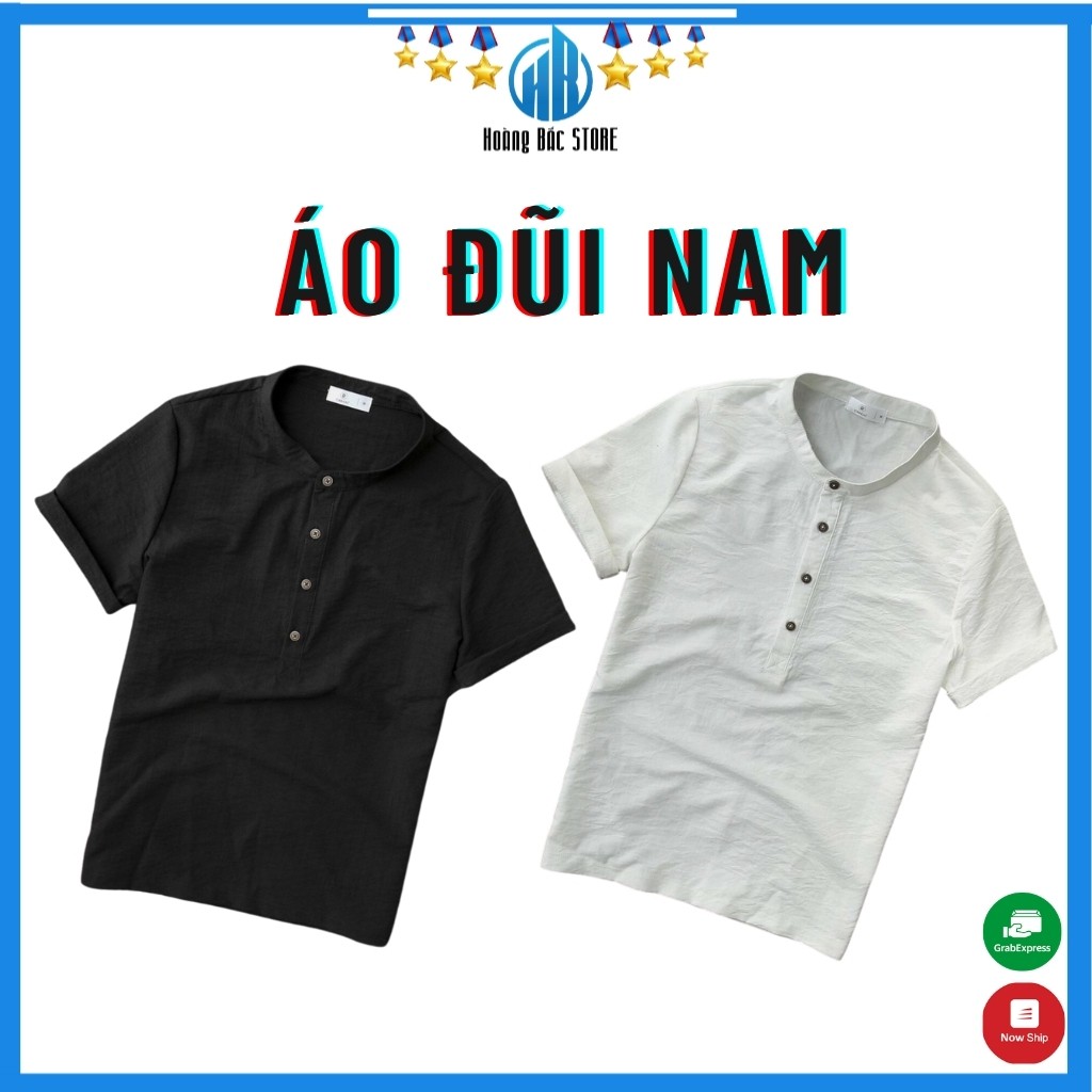 Áo Thun Đủi Cổ Tàu BSTR❤️Áo Thun Trơn Nam Cực Đẹp