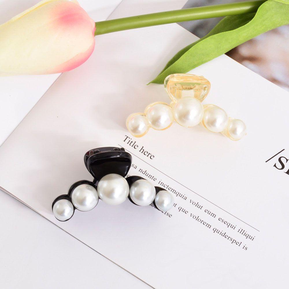 Kẹp Tóc Móng Vuốt Đơn Giản Thời Trang Cho Nữ Kẹp Tóc Nhựa Acrylic Màu Trơn Thời Trang