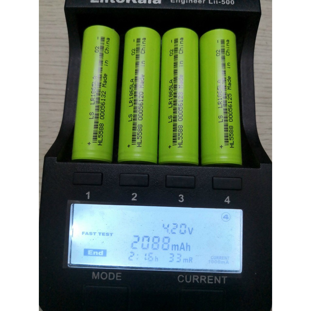 Pin lisen 2000mah 10C 18650 xả cao cho máy khoan 20Ampe