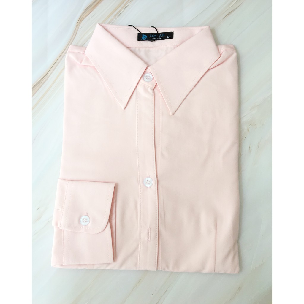 Sơ mi công sở nữ Tây Collection form cũ các màu trắng,xanh, hồng ,vàng