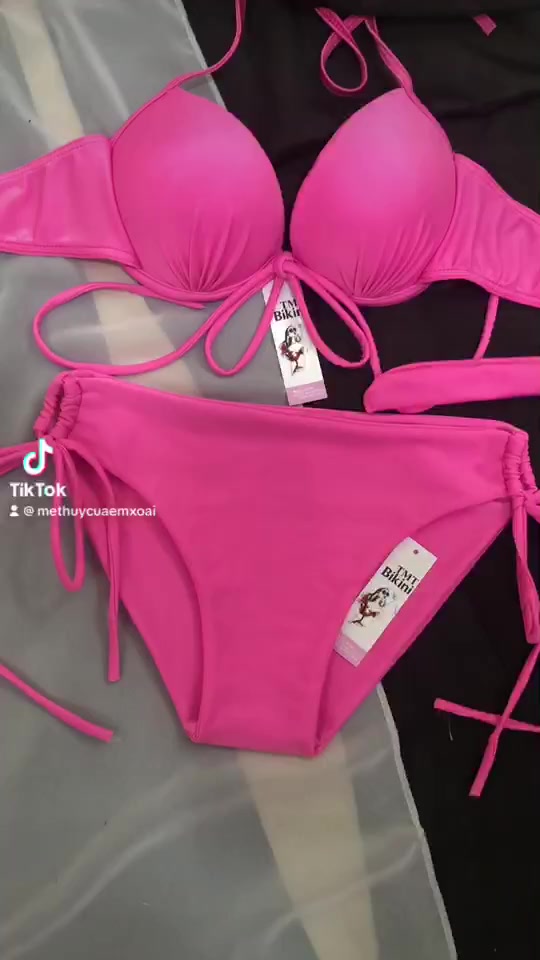 Bikini áo tắm 2mảnh gọng mút nâng dày quần ship luồn dây ( hình thật ) | BigBuy360 - bigbuy360.vn