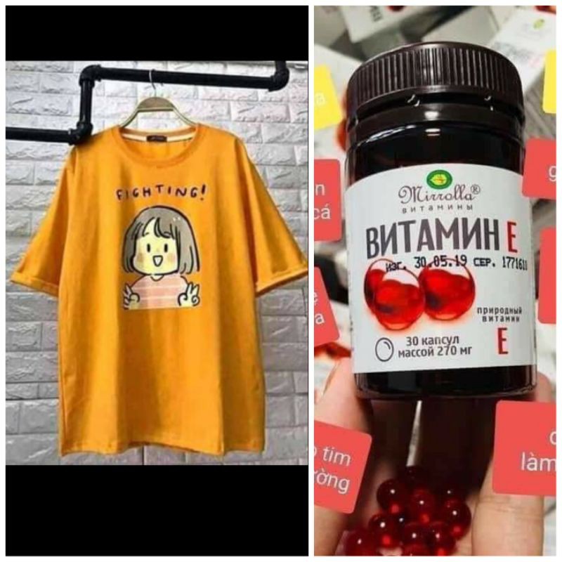 Áo phông viata E đỏ