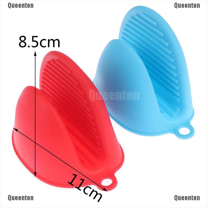 ★Queen 1PC Anti-scald Silicone Insulated Heat Pot Glove Microwave Oven  Hot Plate Clip
