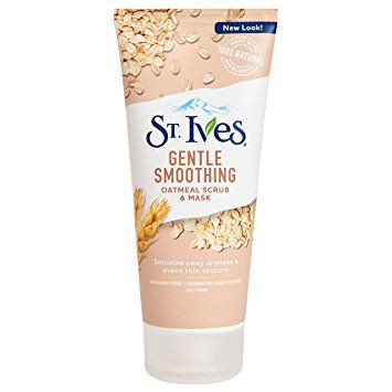 Kem Tẩy Tế Bào chết Kiêm Mặt Nạ Yến mạch St.Ives Gentle Smoothing 170g