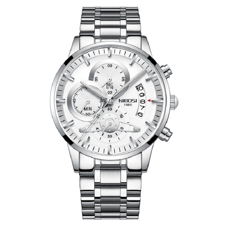 ĐỒNG HỒ NAM NIBOSI 2309-1 (1985) - FULLBOX DÂY THÉP ĐẶC CAO CẤP CHÍNH HÃNG [CÓ VIDEO - ẢNH THẬT] | BigBuy360 - bigbuy360.vn