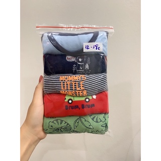 Combo 5 body chip dài tay