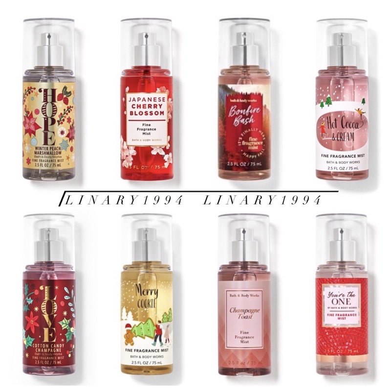 Xịt thơm toàn thân Bath&amp;BodyWorks chai nhỏ