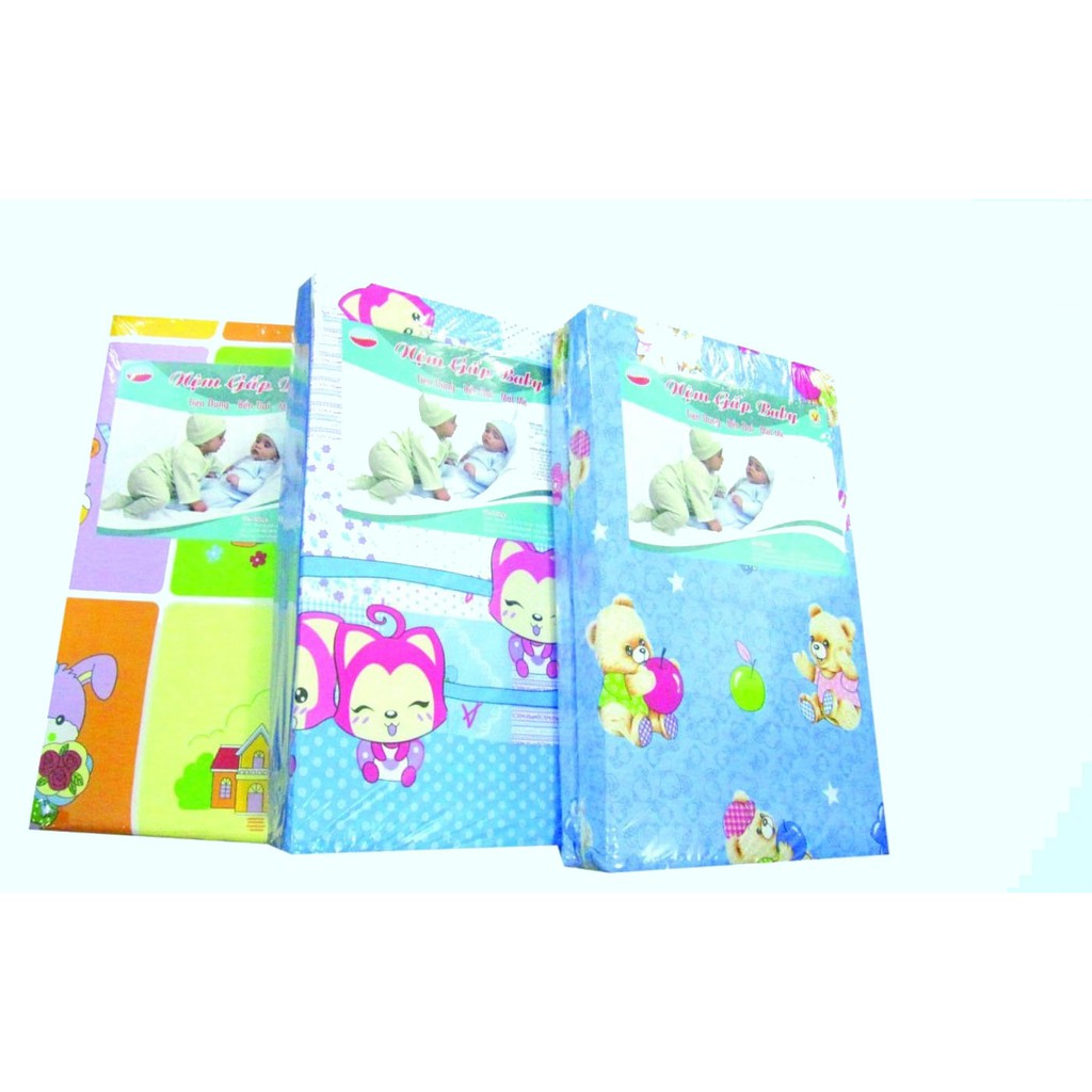 Nệm bông ép dùng cho cũi gỗ, nôi gỗ. kích thước nệm 130cm*80