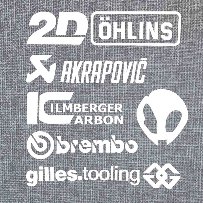 BMW HP4 Nhãn dán Xe máy Bên Bảng điều khiển Phản chiếu Đề can Không thấm nướcKem chống nắng Dán trang trí xe máy vết xước che đậy Nhãn dán