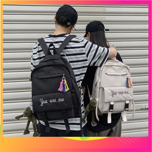 SIÊU HOT BALO TÚI VẢI OXFORD IN CHỮ YOU ARE ME DÀNH CHO TÌNH NHÂN HỌC SINH SINH VIÊN MẪU MỚI XLBYR218