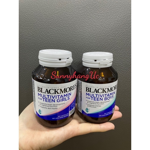 VITAMIN TỔNG HỢP CHO TEENBOYS VÀ TEENGIRL BLACKMORES (MULTIVITAMIN FOR TEENGIRLS AND TEENBOYS)