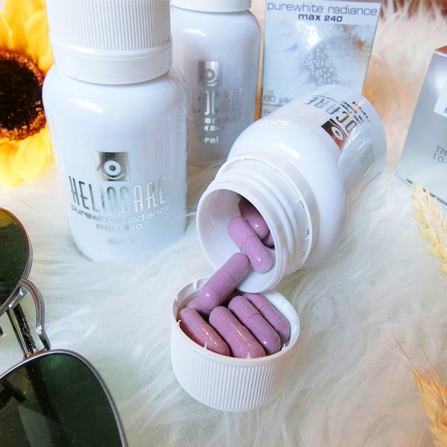 [Chính Hãng - 60 Viên] Viên Uống Trắng Da Heliocare Purewhite Radiance Max 240