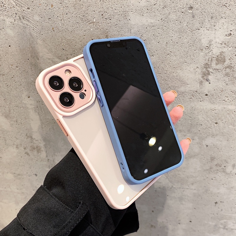 Ốp Điện Thoại Cứng Bảo Vệ Ống Kính Máy Ảnh Cho iPhone 14 13 12 11 Pro Max