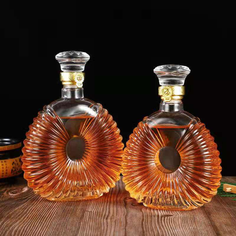 CHAI THỦY TINH ĐỰNG RƯỢU XO KHÍA CẠNH 750ML, BÌNH ĐỰNG RƯỢU XO