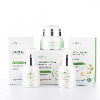 Combo Chăm Sóc Da Nám và Ngăn Ngừa Nám BIOCOS (2 Kem Nám + 1 Serum Tái Tạo)
