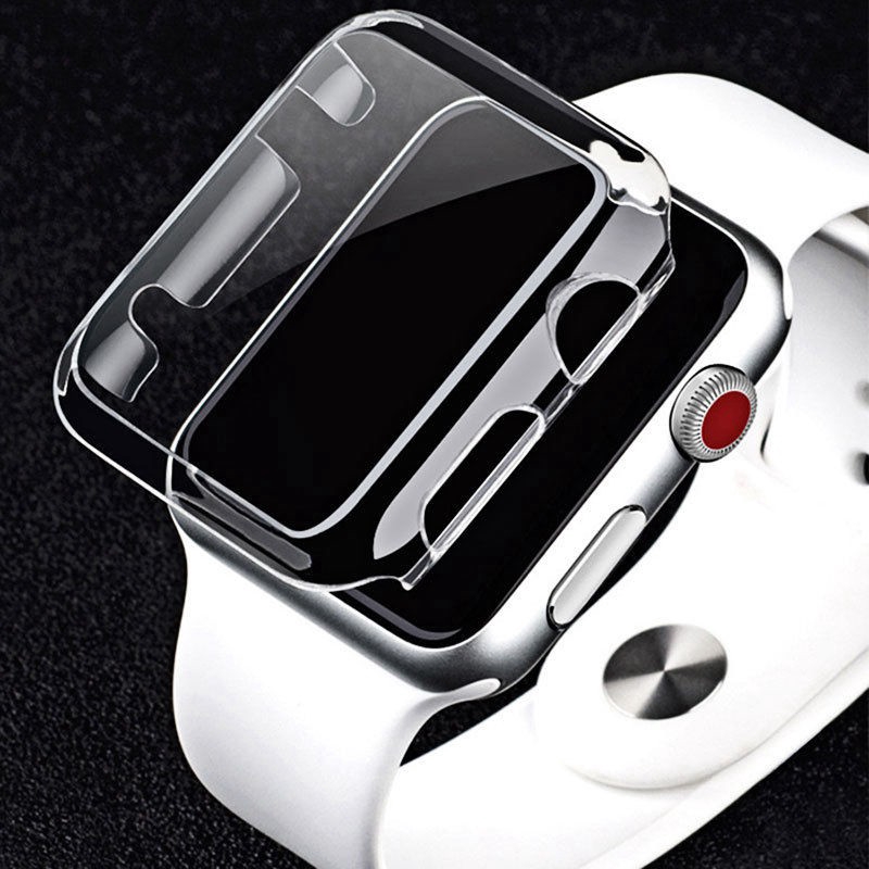 Ốp cứng trong suốt bảo vệ mặt đồng hồ Apple Watch 4 40mm 44mm