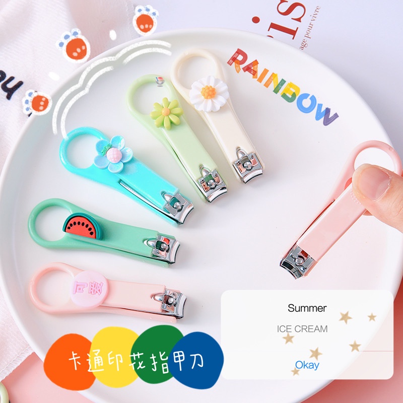 Kéo Cắt Móng Tay Mini Họa Tiết Hoạt Hình Dễ Thương