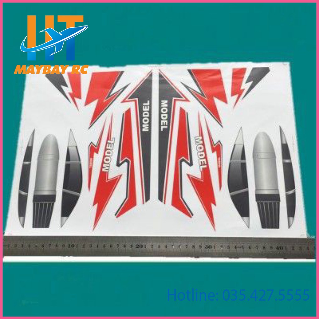 Decal trang trí máy bay Su27 maybayrc