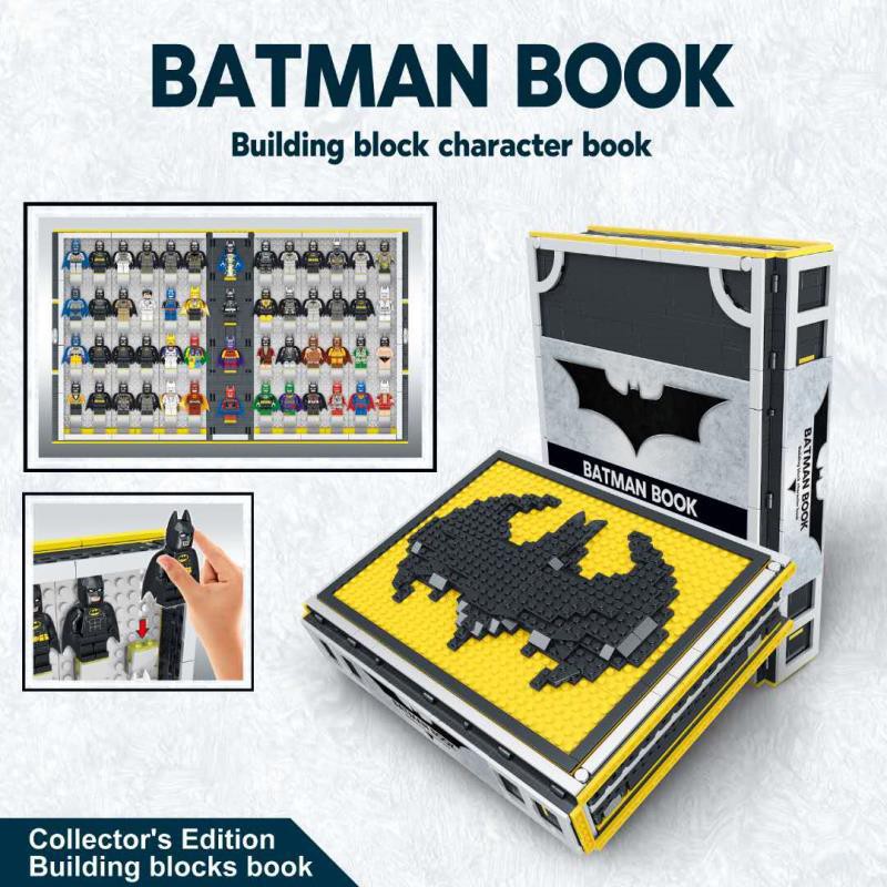 Lắp ghép Mô hình Sắt Bộ Sách Batman Nhân Vật Bộ Sưu Tập Combo batman BOOK 52Minifigures Siêu Anh Hùng Batman 13002
